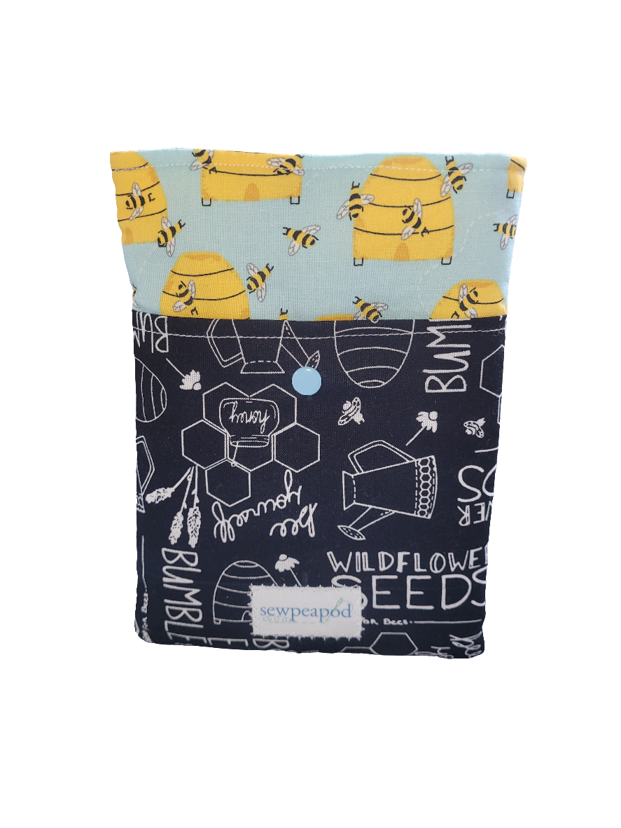 Book Sleeve + Snap Pocket